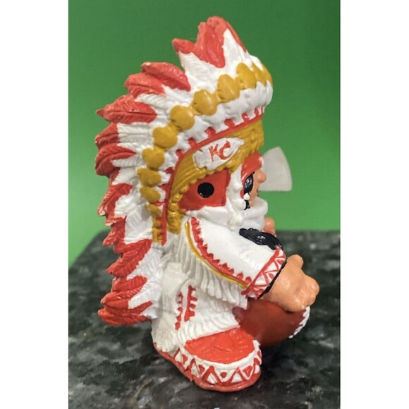 Vintage 1983 NFL Huddles KANSAS CITY CHIEFS Mascot 2" PVC Figure Rare - Picture 4 of 7